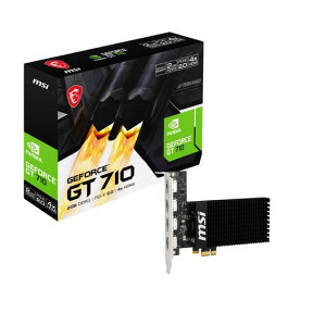 MSI GT 710 2GD3H 4HDMI �O���t�B�b�N�X�{�[�h VD9284