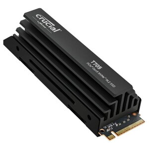 Crucial T705 PCIe Gen5 NVMe 2TB SSD �q�[�g�V���N�t�� �ő�14,500MB/�b TLC NAND �m�[�g�p�\�R��&�f�X�N�g�b�v(PC)�Ή� �N���G�C�e�B�u/�n�[�h�R�A�Q�[�}�[���� �\���b�h�X�e�[�g�h���C�u 1Mo