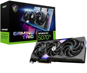 MSI GeForce RTX 5070 Ti 16G GAMING TRIO OC �O���t�B�b�N�X�{�[�h VD9096