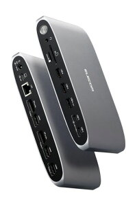 �G���R�� �h�b�L���O�X�e�[�V���� 13in1 Displaylink�Ή� 3��ʊg�� 4K/60Hz USB PD�Ή� 100W �V���o�[ DST-W14