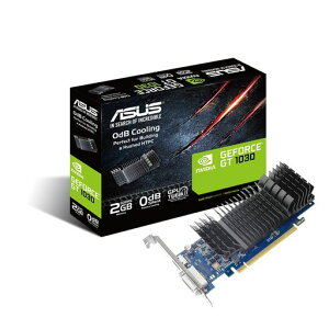 �T�C�����gHTPC�r���h�pASUSGeForceRGT 1030 2GB GDDR5���[�v���t�@�C���O���t�B�b�N�X�J�[�h(I/O�|�[�g�u���P�b�g�t��) - �u���b�N