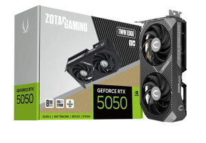 ZOTAC GAMING GeForce RTX 5050 Twin Edge OC 8GB �O���t�B�b�N�X�{�[�h ZT-B50500H-10M VD9277