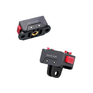 MAXCAM�͉e��Insta360AcePro21�Ή��X�|�[�c�J�����p�}�O�l�b�g���N�C�b�N�����[�X�x�[�X�����}�E���g�O�r�A�_�v�^�[1/4�C���`�l�W���A�N�Z�T���[