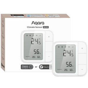 Aqara ���x�v �����x�v W100 ���x���x�v Matter�Ή� �����v �����[�g�{�^�� ���� �����f�o�C�X��������