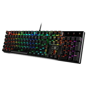 RedragonK556RGBLED�o�b�N���C�g�t���L�����J�j�J���Q�[�~���O�L�[�{�[�h�A104�L�[�z�b�g�X���b�v���J�j�J���L�[�{�[�h�A�A���~�j�E���x�[�X�A�A�b�v�O���[�h�\�P�b�g�ƃm�C�Y�z���t�H�[���c