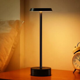 Govssing 間接照明 おしゃれ テーブルランプ バッテリー残量表示 ledライト タイマー機能 4000mAh 充電式 卓上ライト 3種類色温 無段階調光 スタンド デスクライト コードレス メモリ機能 ナイ…