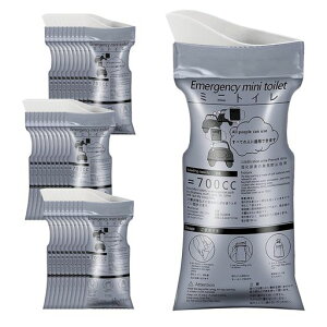 サムコス携帯トイレ700cc10個/30個セット多機能携帯トイレ簡易トイレ緊急ミニトイレ車内常備用品非常用携帯トイレ漏れない軽量災害対策旅行渋滞車酔船酔緊急事態用男女兼用(30個)