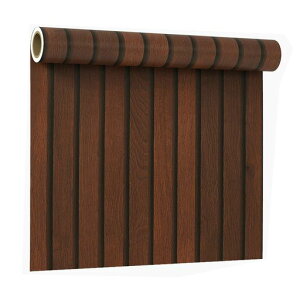 VEELIKE木目調スラットウォール壁紙シールリメイクシート木目シートブラウン木目リフォームカッティングシート壁紙シート厚手防水耐熱ふすま紙インテリアのり付きはがせる賃貸ok表面強…