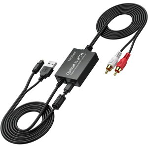 PROZOR 192KHz 24bit �f�W�^�� to �A�i���O�ϊ� �R���o�[�^�[ ���f�W�^�� to RCA�����ϊ���