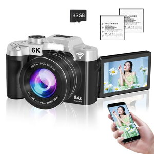 �y2026�N�ŋ�6K�^��z�f�W�^���J����8400����f�f�W�J���X�}�z�ɓ]���ł���J����Wi-Fi�]���R���p�N�g�J����180°��]�\�f�B�X�v���C�I�[�g18�{�f�W�^���Y�[���t�H�[�J�X���B��LED���C�g�c