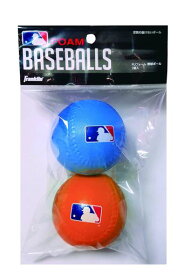 Franklin(フランクリン)MLB(メジャーリーグ)ロゴ入り フォームボール2個セット / カシマヤ製作所(Kashimaya) ブルー/レッド