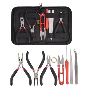 YFFSFDC手芸ツールアクセサリー工具セット8点セット手芸ペンチセット手芸用品ペンチハンドメイドDIY道具手作りアクセサリ用工具セット収納ケース付