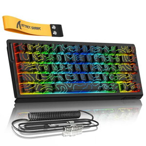 ATTACKSHARKxMAMBASNAKEX68HE�Q�[�~���O�L�[�{�[�h�A���s�b�h�g���K�[�Ή��A���C�X�C�b�`�A8000Hz�|�[�����O���[�g�A0.125ms���C�e���V�[�A0.01mmRT���x�A0�f�b�h�]�[���Asnap