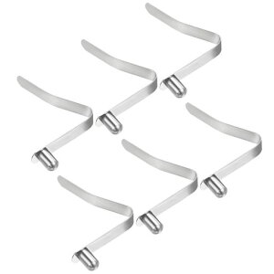 PATIKIL9.5x6mm�J���b�N�p�h���X�i�b�v6�Z�b�g�e���g�|�[���N���b�v�X�`�[��V���^�P��s���v�b�V���{�^���X�v�����O�N���b�v�`���[�u�|�[���N���b�v�L�����v�J���b�L���O�p