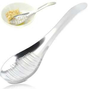 OKAWASIおろしスプーンおろし器ジンジャースプーンおろし器おろし金スプーン形生姜薬味ニンニクジンジャーティーわさびキッチンスプーン