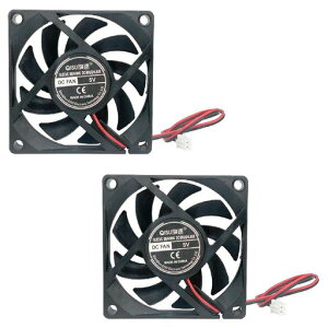 PENGLIN ��p�t�@�� 2�� 7015 5V �X���[�u�x�A�����O �t�@�� 3D�v�����^�t�@�� 70mm X70mm X 15mm DC�t�@�� �É� ���^ 7cm PC�t�@�� ��p�N�[���[ CPU�N�[���[ �t�@��(7015 DC 5V)