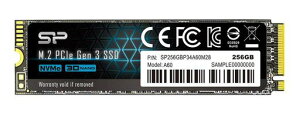 �V���R���p���[ SSD 256GB 3D NAND M.2 2280 PCIe3.0x4 NVMe1.3 P34A60�V���[�Y 5�N�ۏ� SP256GBP34A60M28