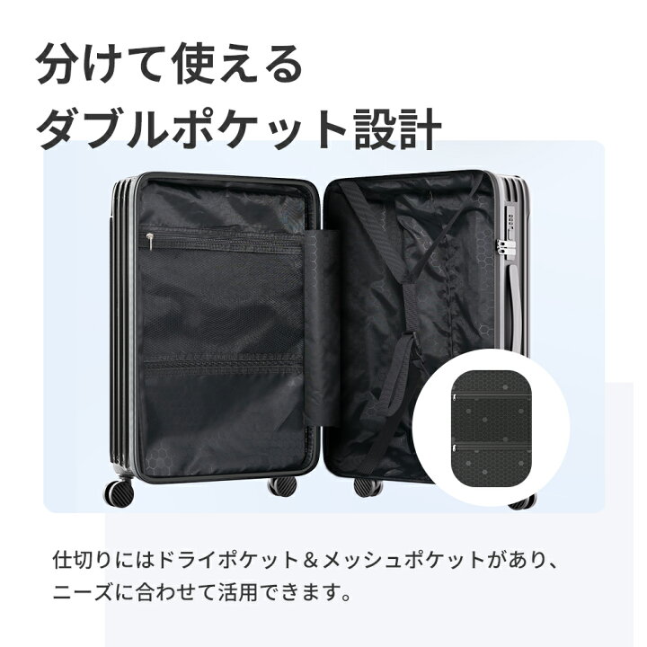 楽天市場】「Mサイズ」スーツケース キャリーバッグ キャリーケース 