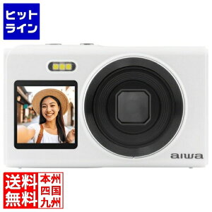 �y���������}���\���z2/10 AM1:59�܂� �A�C�� �R���p�N�g�f�W�^���J���� aiwa cam DCB-2 �z���C�g(1600����fCMOS�Z���T�[/�d�q��u���␳/AF/4�{�f�W�^���Y�[��/���B��B�e/�y��) JA5-DCM0003(WH)