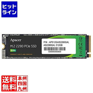 �y���������}���\���z1/16 AM1:59�܂� AS2280Q4L M.2 PCIe Gen4 x4 512GB AP512GAS2280Q4L-1