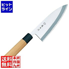 藤次郎 FU-1053藤寅作MV鋼PC桂出刃150mm | 出刃 包丁 ナイフ 藤寅 刃渡り 150mm サビにくい 調理器具 キッチン 片刃 鋼 魚 魚用 薄い 出刃包丁