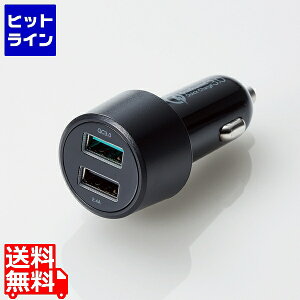 y}\z10/27 AM9:59܂ GR VK[`[W[/2USB|[g()/QuickCharge3.0+USB1|[g(ő2.4A)/ubN MPA-CCUQ04BK