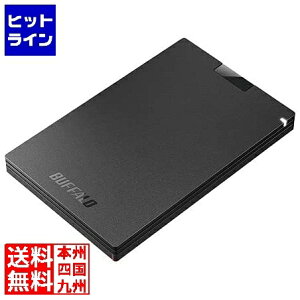 バッファロー USB3.2(Gen1) ポータブルSSD Type-A 1.0TB ブラック SSD-PG1.0U3-BC
