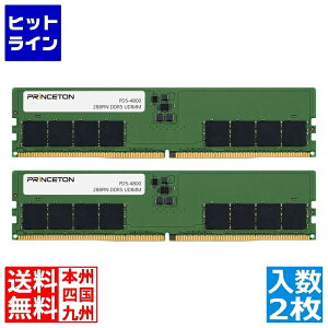 vXg DDR5-4800(PC5-4800)Ή ݗp[W[ 16GB(8GB 2g) fXNgbvPCp PD5-4800-8GX2