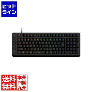 HyperX Eve 1800 �Q�[�~���O�L�[�{�[�h �����u���� �L�� USB-A ���{��z�� 1800���C�A�E�g ���{���K�㗝�X�i 2�N�ԕۏ� �u���b�N HXR-B7JE0AA#ABJ