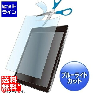 サンワサプライ 12.5型まで対応フリーカットタイプブルーライトカット液晶保護指紋防止光沢フィルム LCD-125WBCF