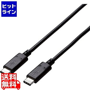 �G���R�� USB2.0�P�[�u��(Type-C-TypeC) U2C-CC5P10NBK