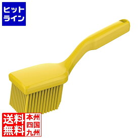 【お買い物マラソン】07/11 AM1:59まで トラスト 脱毛防止 ショートハンドルブラシ ハード124335 イエロー KTLM102