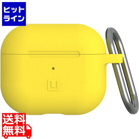 【04/27 09:59まで、お買い物マラソン】 Urban Armor Gear UAG社製/U by UAG Apple AirPods 第3世代用 シリコンケース (耐衝撃/カラビナ付属/ワイヤレス給電) DOT アシッド UAG-UAP3D-AD UAG-UAP3D-AD