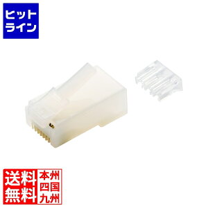 �G���R�� ����pRJ45�R�l�N�^�[(Cat6/�P�����������Ή�/10��) LD-6RJ45T10/T2