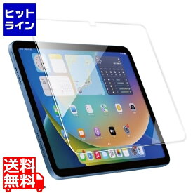 サンワサプライ Apple 第10世代iPad 10.9インチ用強化ガラスフィルム LCD-IPAD109G