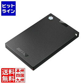 バッファロー 抗ウイルス・抗菌ポータブルSSD USB3.2(Gen1) Type-A 500GB ブラック SSD-PGVB500U3-B
