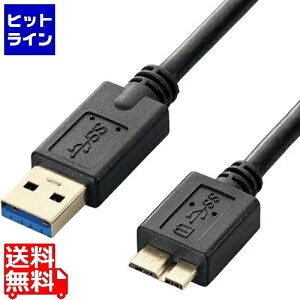�G���R�� USB3.0�P�[�u��(A-microB) USB3-AMB15BK