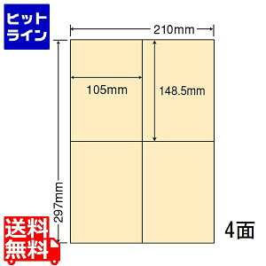 y}\z11/11 AM1:59܂ iiNGCg }`^Cv J[x 105mm×148.5mm A4 210mm×297mm 500V[g(100V[g×5) CL50Y