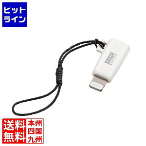 �T�����T�v���C USB Type-C to Lightning�ϊ��A�_�v�^(MFi�F�؁E�X�g���b�v�t���E�z���C�g) AD-USB30LCFW