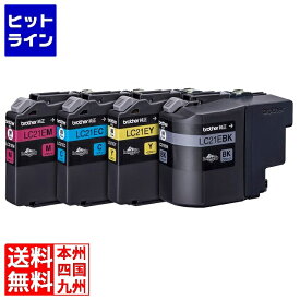 【04/27 09:59まで、お買い物マラソン】 ブラザー工業 インクカートリッジ LC21E-4PK LC21E-4PK