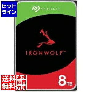 �t�B�[���h�E���C�N IronWolf 3.5�y�f�[�^����3�N�t�z 8TB HDD(CMR)���[�J�[3�N�ۏ� 256MB 5400rpm 24���ԉғ� PC NAS�p RV�Z���T�[�t ST8000VN002