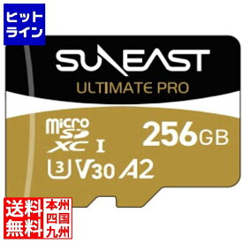 旭東エレクトロニクス ULTIMATE PRO microSDXC UHS-I Card GOLD 256GB V30 SE-MSDU1256B185
