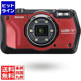 リコー 防水デジタルカメラ WG-7 (レッド) KIT JP WG-7 RED