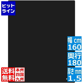 【6月1日ワンダフルデー】 バウヒュッテ デスクごとチェアマット ラージ BCM-180BK