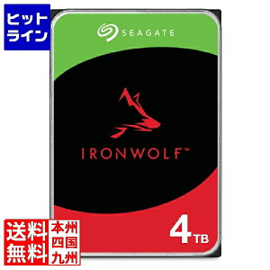 �t�B�[���h�E���C�N IronWolf 3.5�y�f�[�^����3�N�t�z 4TB HDD(CMR)���[�J�[3�N�ۏ� 256MB 5400rpm 24���ԉғ� PC�ANAS�p RV�Z���T�[�t ST4000VN006