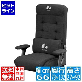 20日は【ポイント4倍】楽天カード企画！ バウヒュッテ ゲーミング座椅子【大型商品につき代引不可・時間指定不可・返品不可】 GX-350-BK