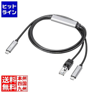 vGgy11/18蓖Im21I1ő100%|CgobNz@ TTvC }[dΉ USB Type-C LANϊP[u(GigabitΉEPD100WE1m) KB-SL6CLANPD1BK