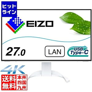 iiI tfBXvC 27^/3840×2160/USB Type-CADisplayPortAHDMI×2/zCg/Xs[J[F EV2740X-WT