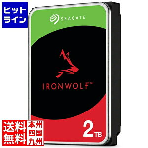 �t�B�[���h�E���C�N IronWolf 3.5�y�f�[�^����3�N�t�z 2TB HDD(CMR)���[�J�[3�N�ۏ� 256MB 5400rpm 24���ԉғ� PC NAS�p RV�Z���T�[�t ST2000VN003