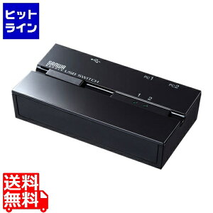 サンワサプライ 磁石付きUSB2.0手動切替器(2回路) SW-US22MG